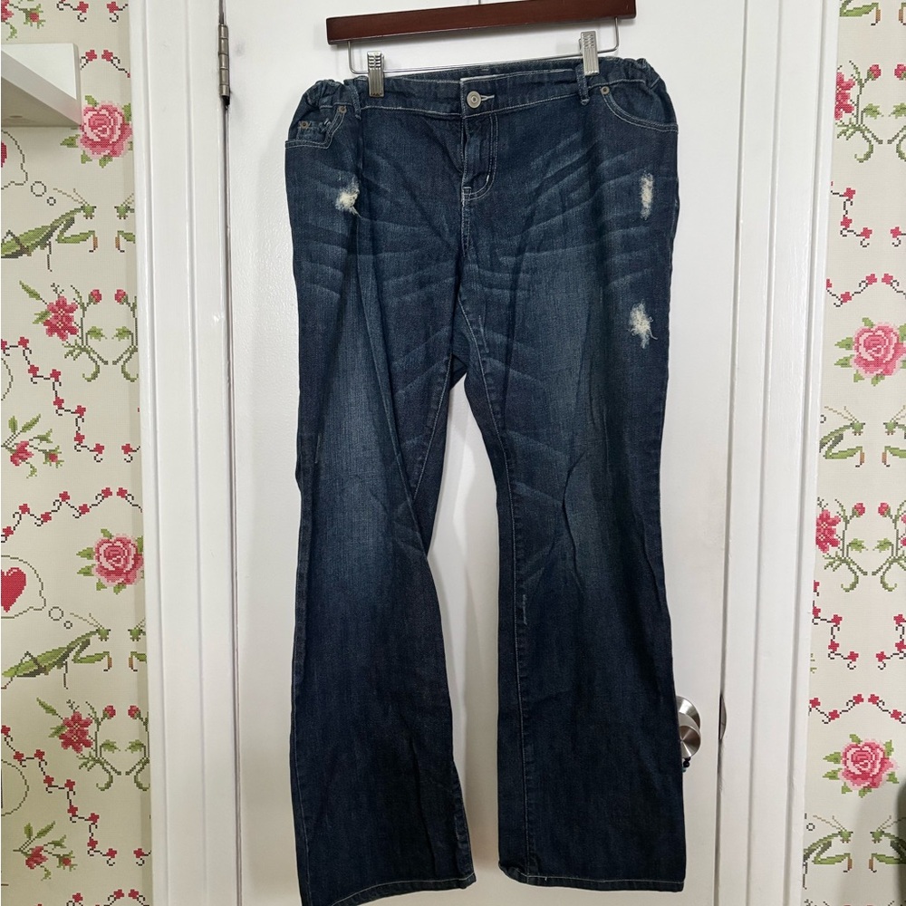Classic Blue Women's Maternity Jeans